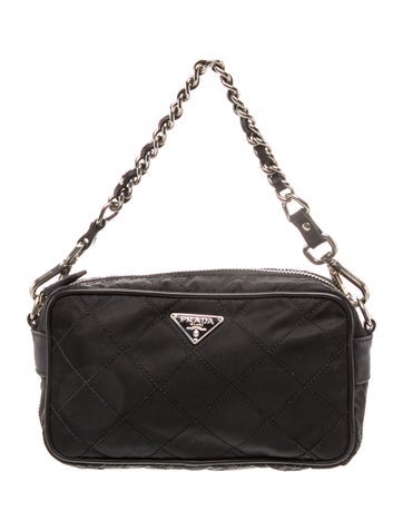 Quilted Tessuto Quilted Mini Chain Link Bag