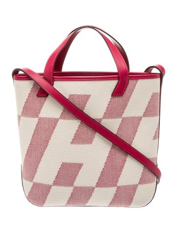 Hermes Toile & Swift Cabas H En Biais 27