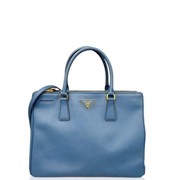 Calfskin Double Zip Tote Bag Medium