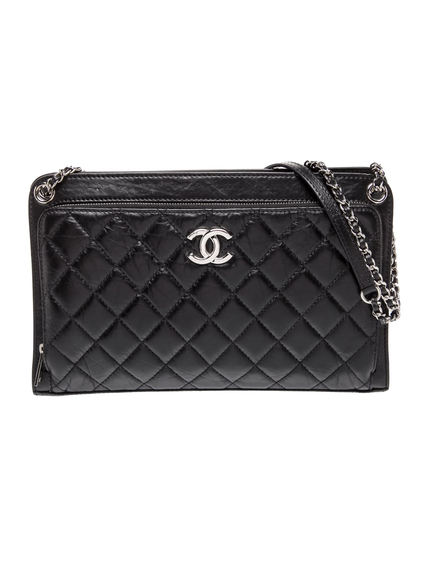 CC Quilted Shoulder Bag