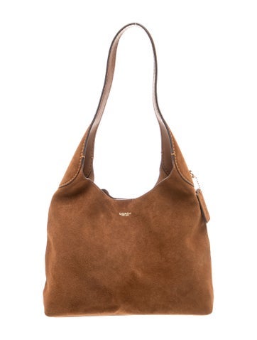 Suede Brooklyn shoulder bag 28