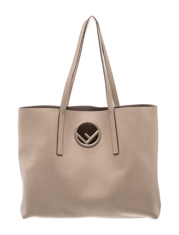 Leather Logo Tote