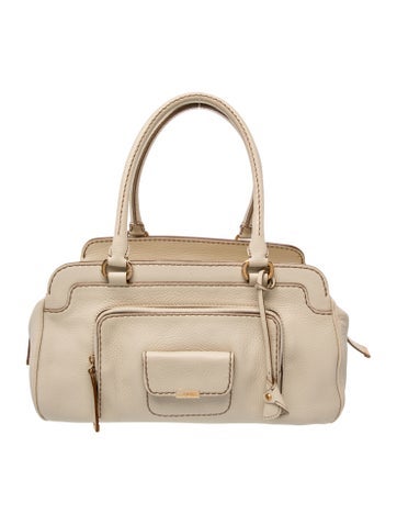 Leather Top Handle Bag