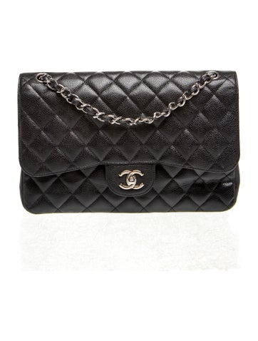 Quilted Caviar Classic Jumbo Flap Bag