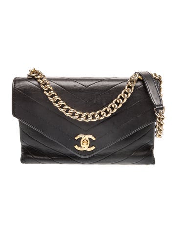 Small Coco Chevron Flap Bag