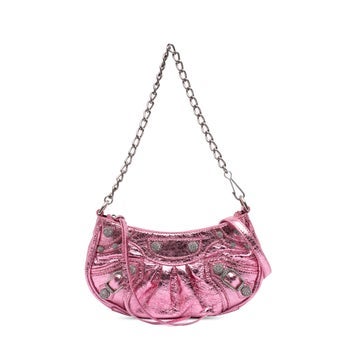 Mini Metallic Lambskin Motocross Le Cagole