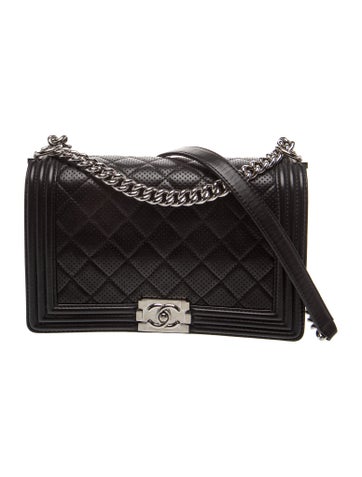Medium Perforated Boy Bag