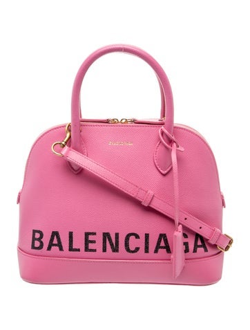 Leather Top Handle Bag Small