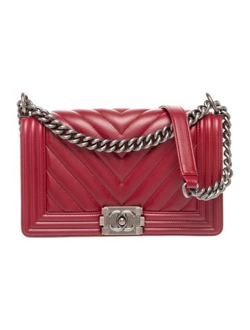 Chevron Medium Boy Bag