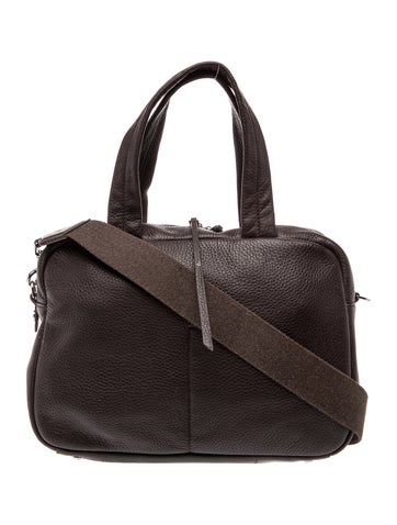 Leather Top Handle Bag Medium
