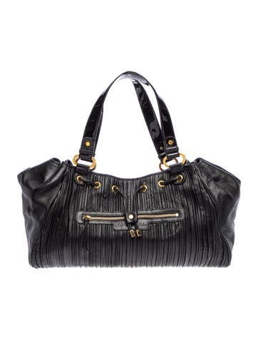Leather Top Handle Bag