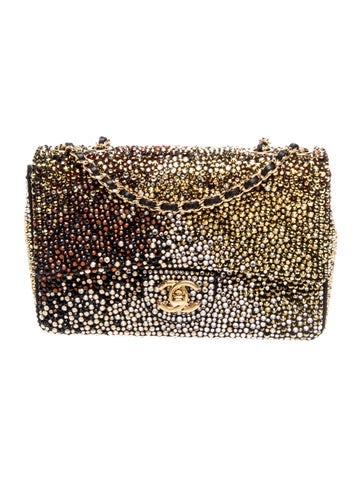 Crystal Rectangular Mini Flap Bag