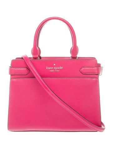 Saffiano Leather Top Handle Bag