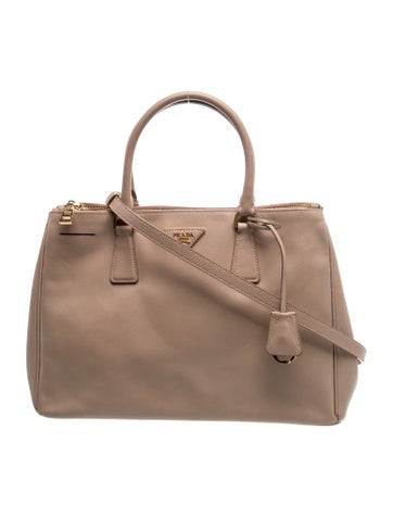 Saffiano Leather Galleria Double Zip Large
