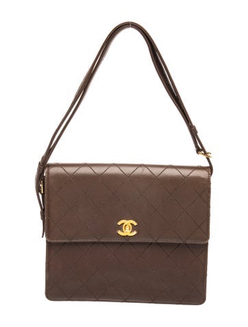 Square Quilted Flap Bag