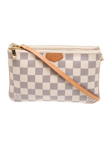 Damier Azur Double Zip Pochette
