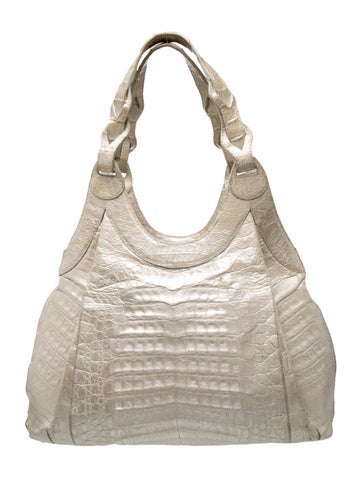 Nancy Gonzalez Crocodile Pearl White