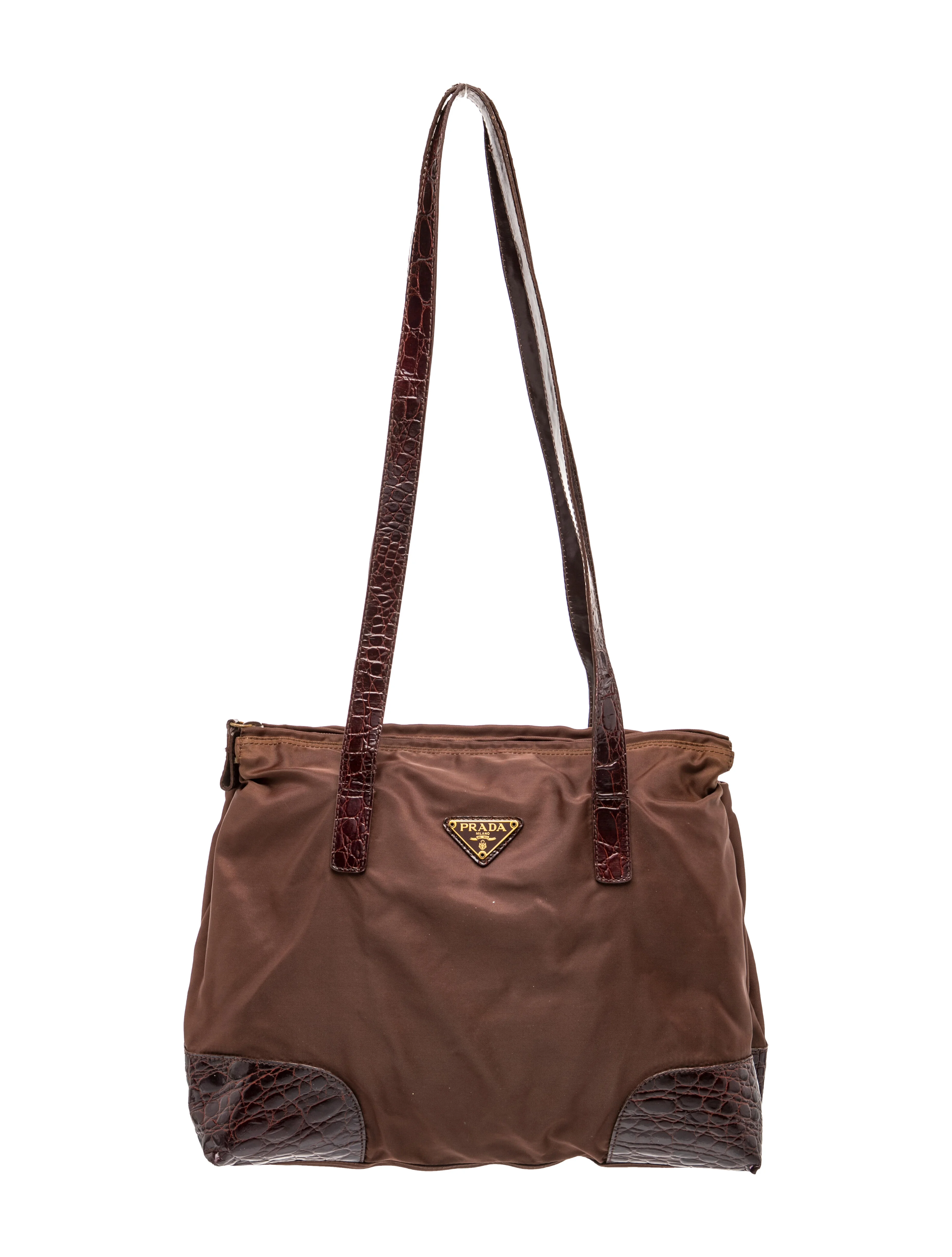 Enameled Metal Triangle Shoulder Bag Vintage
