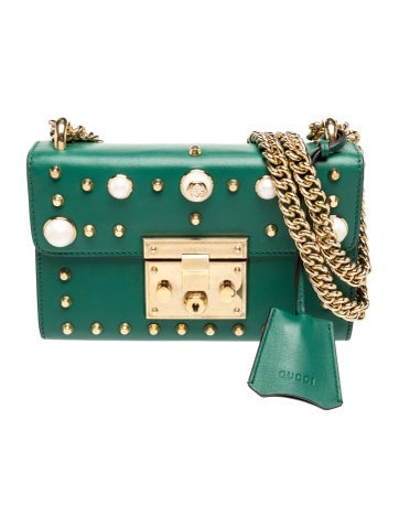 Faux Pearl Padlock Small