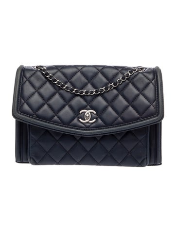 Large Geometric Flap Bag