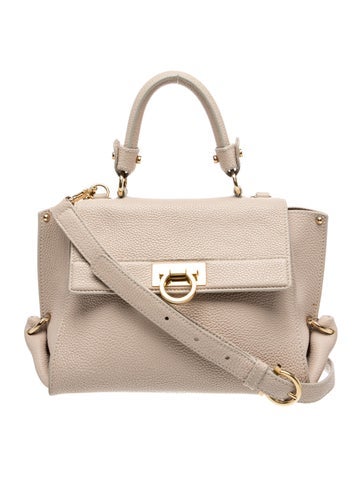 Leather Top Handle Bag