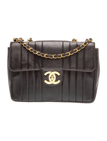 Mademoiselle Jumbo XL Maxi Flap Bag