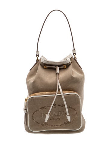 Canvas Bucket Bag