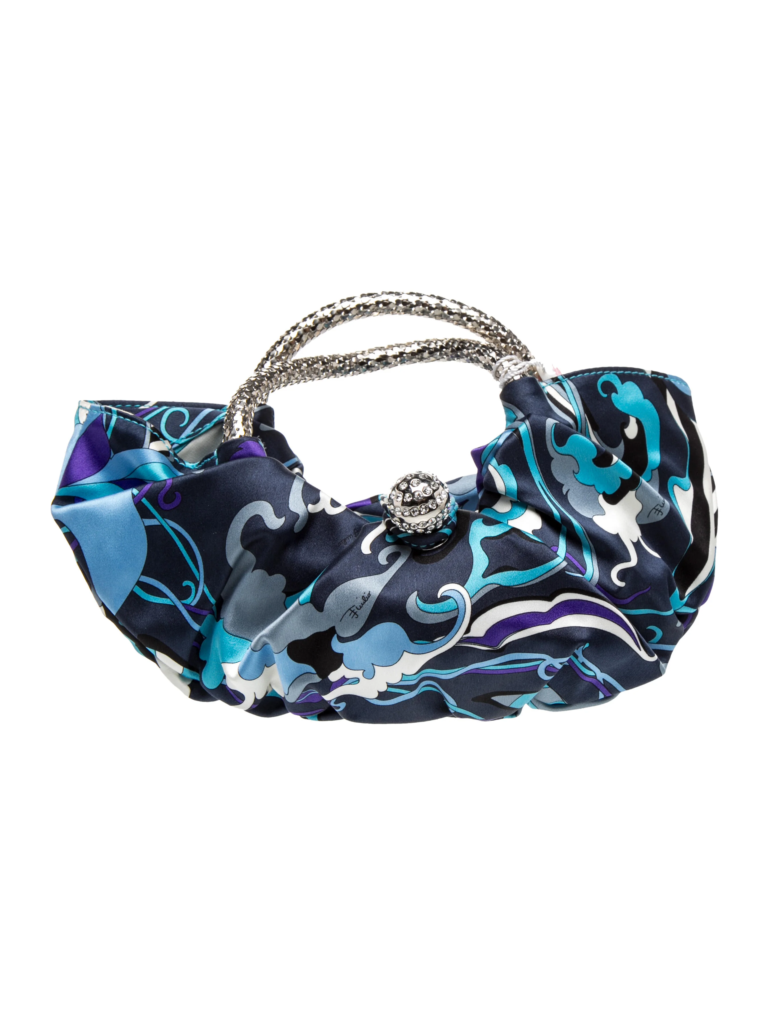 Satin Top Handle Bag