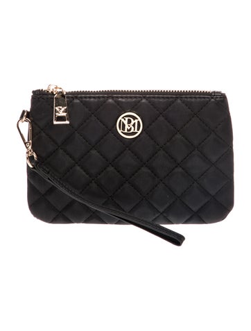 Badgley Mischka Leather Clutch w/ Tags