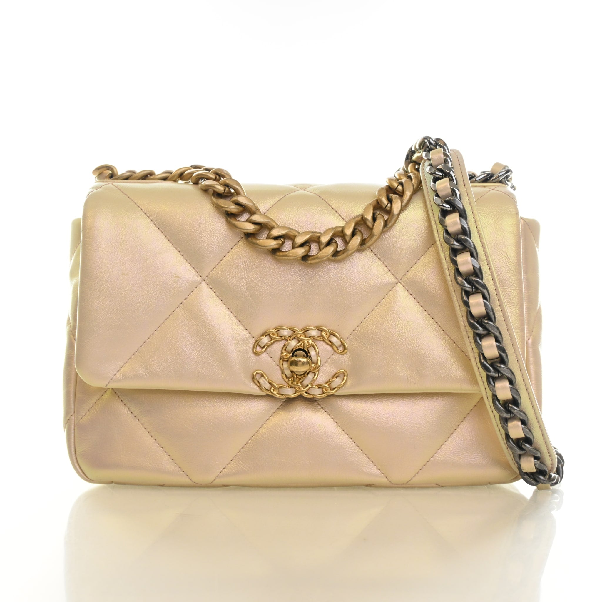 Chanel Medium Lambskin 19 Flap Bag