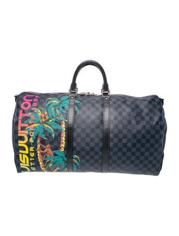Damier Cobalt Keepall Bandouliere 50