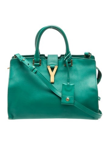Leather Y Cabas Medium