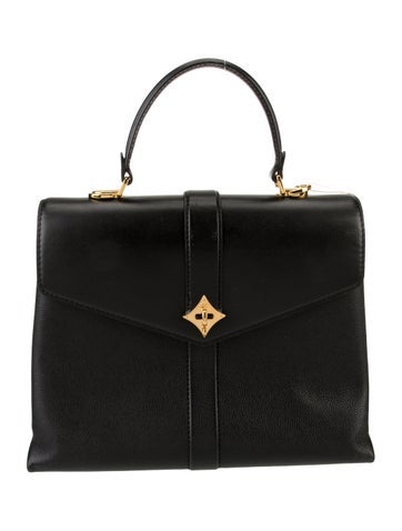 Leather Top Handle Bag