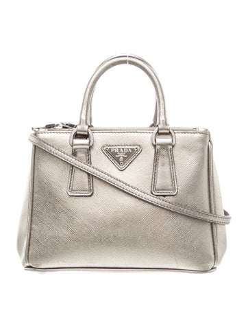 Saffiano Leather Galleria Tote Micro