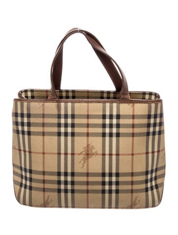 Haymarket Check Top Handle Bag