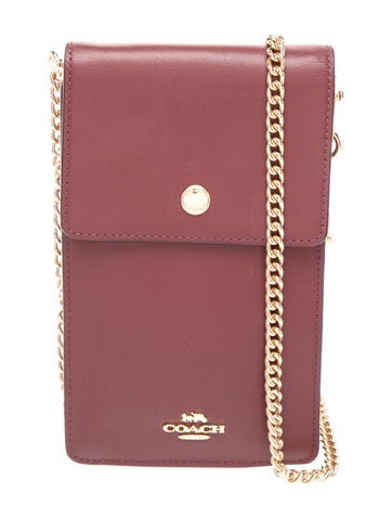 Leather snap phone crossbody