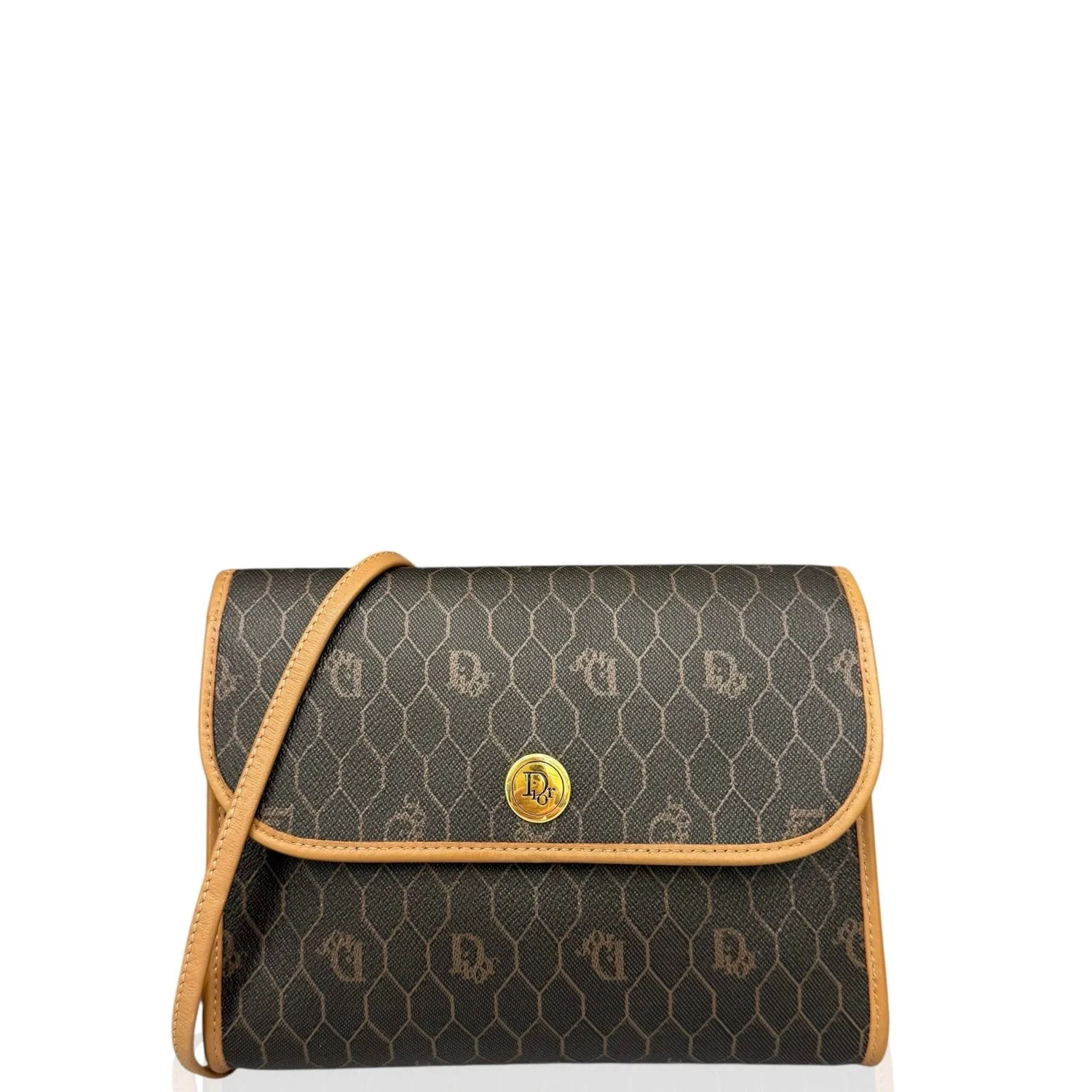 Canvas Vintage Honeycomb Crossbody