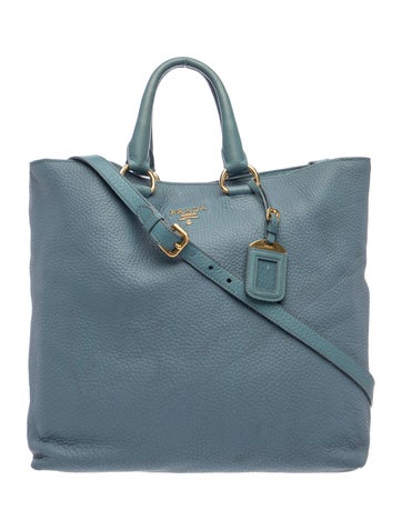 Vitello Daino Leather Top Handle Bag