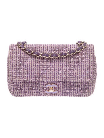 Classic Tweed Rectangular Mini Flap Bag