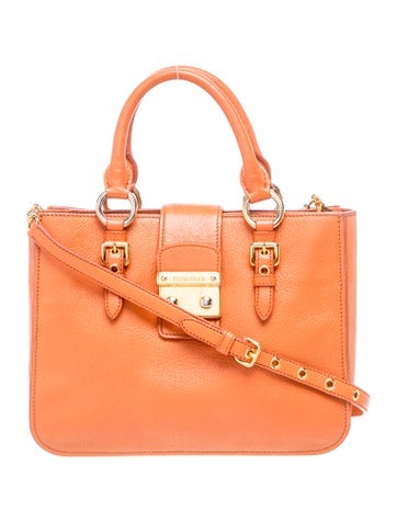 Leather Madras Tote