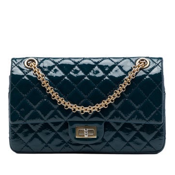 Quilted Patent Leather Reissue 2.55 Double Flap