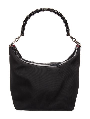 Bamboo Nylon Bamboo Shoulder Bag