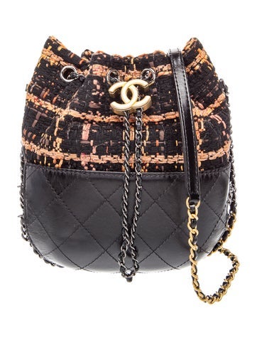 Small Tweed Gabrielle Bucket Bag