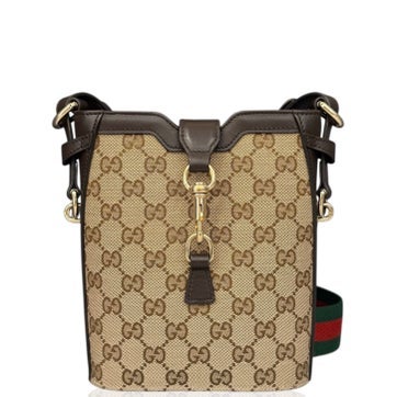 Calfskin Shoulder Bag Brown