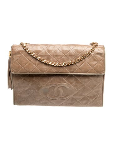 Leather CC Quilted Shoulder Bag