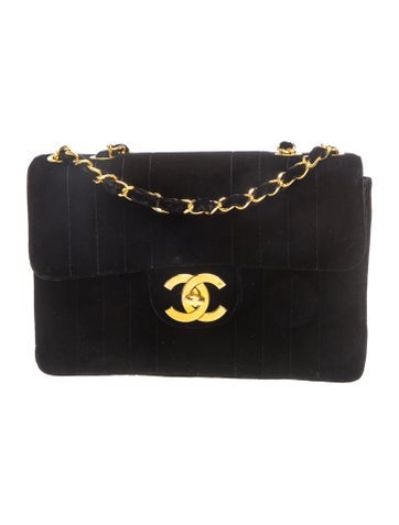 Velvet Jumbo Quilt Flap Bag