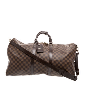 Damier Ebene Keepall Bandouliere 55 Vintage