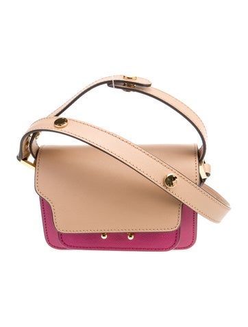Saffiano Leather Shoulder Bag w/ Tags