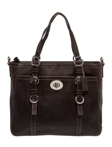 Leather Top Handle Bag