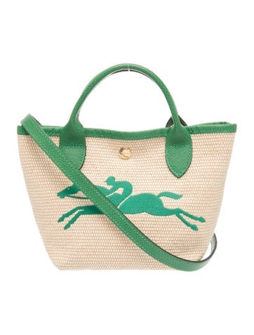 Raffia Top Handle Bag